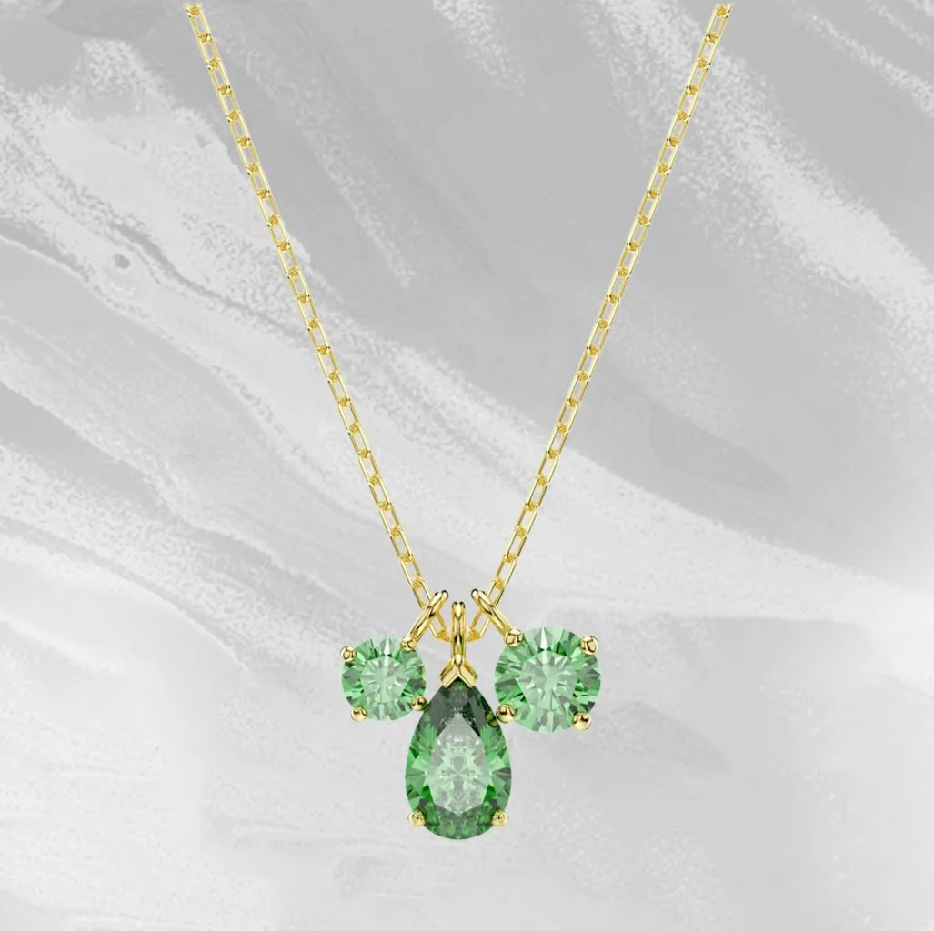 Dazzling Zircon Crystal Statement Necklace for Women