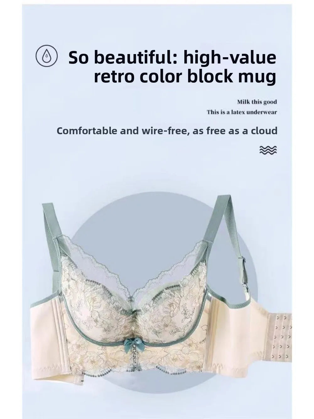 Breathable Seamless Lace Comfort Plus Size Bra for Women