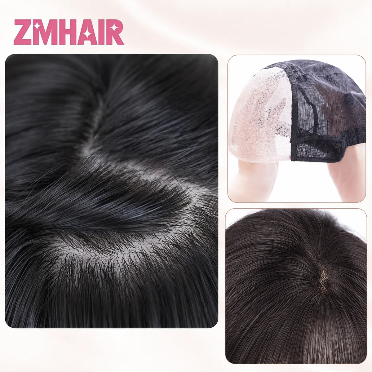 Glueless Silk Base Pixie Cut Human Hair Wig For Women