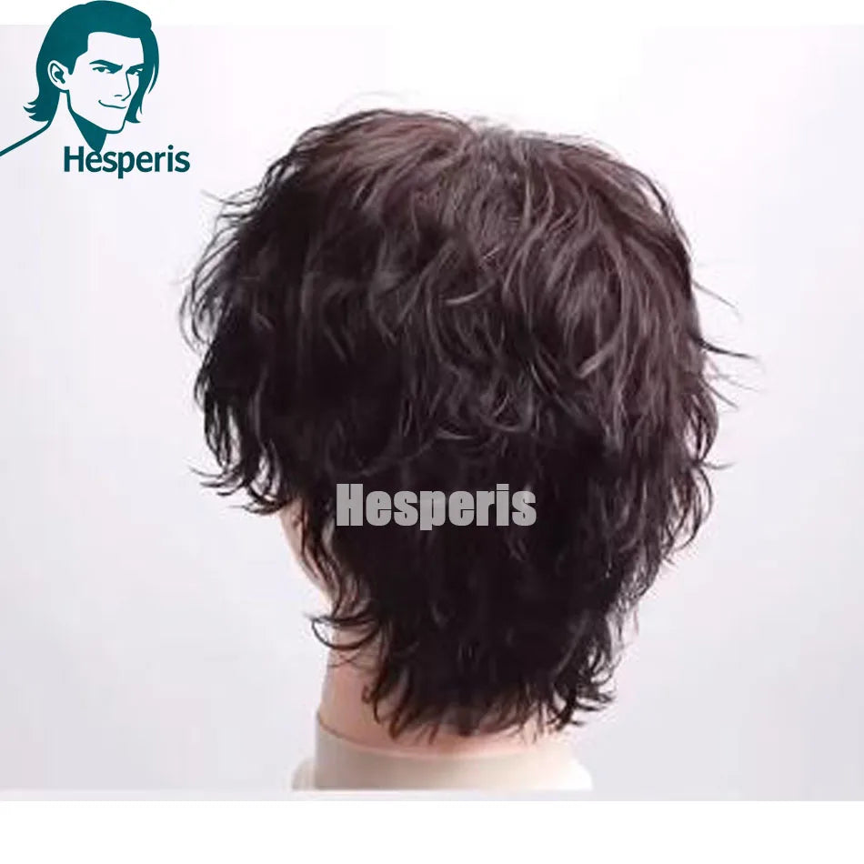 Wet Wavy Pixie Cut Lace Front Wig With Bangs For Women