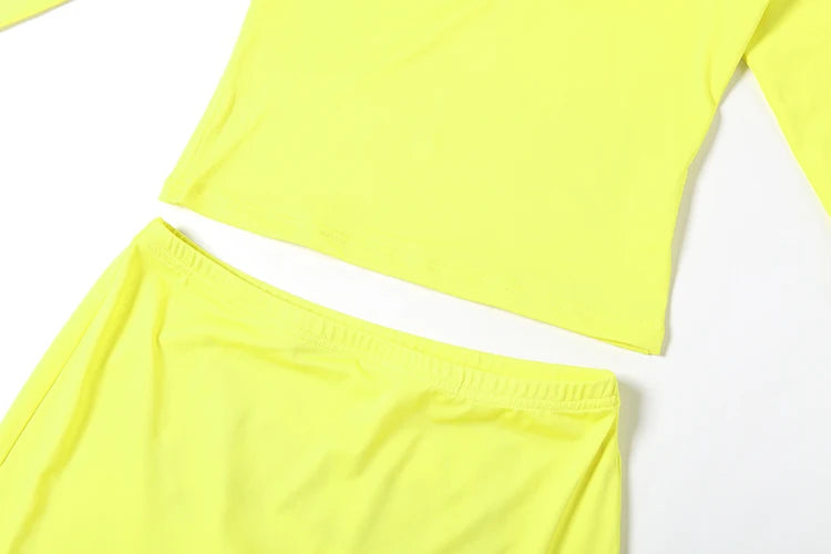 Zip Up Crop Tank Two Piece Set