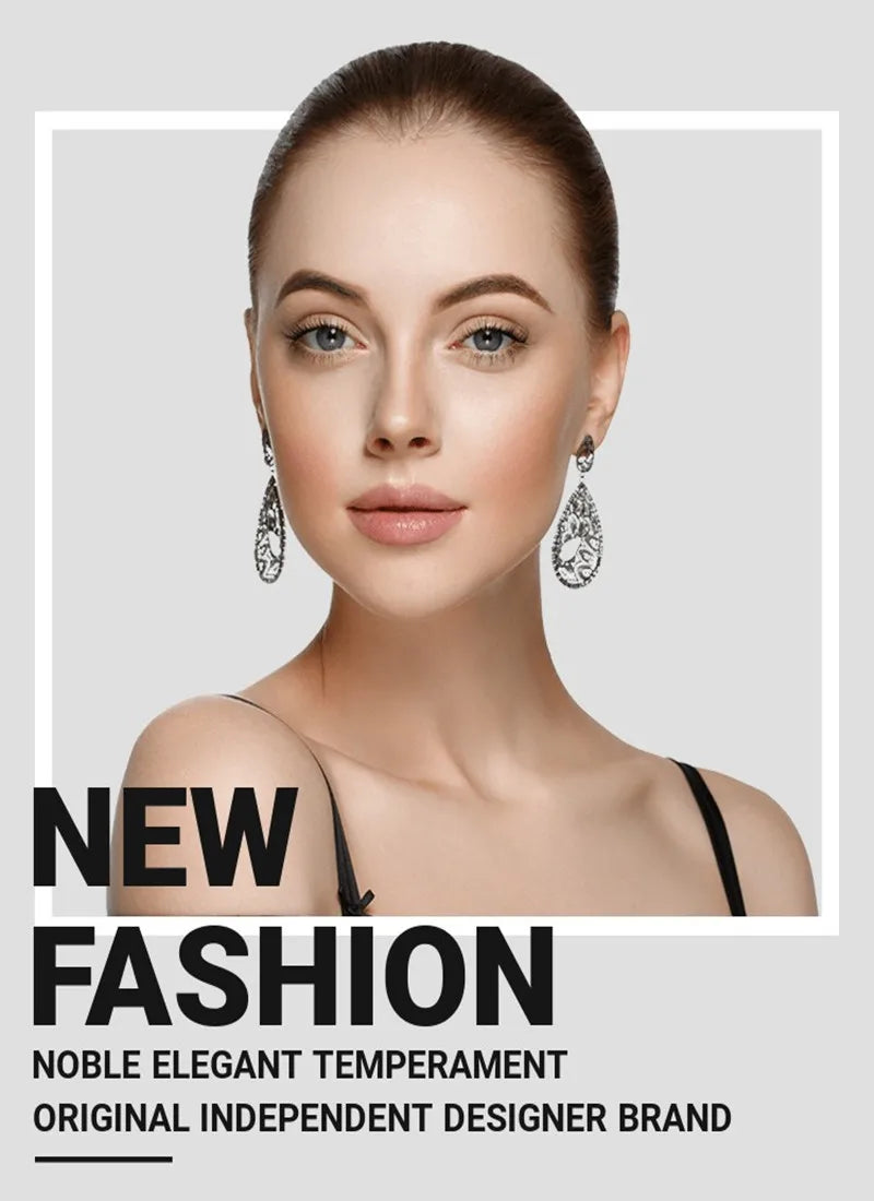 Shiny Three-Dimensional Zircon Stud Earrings for Women