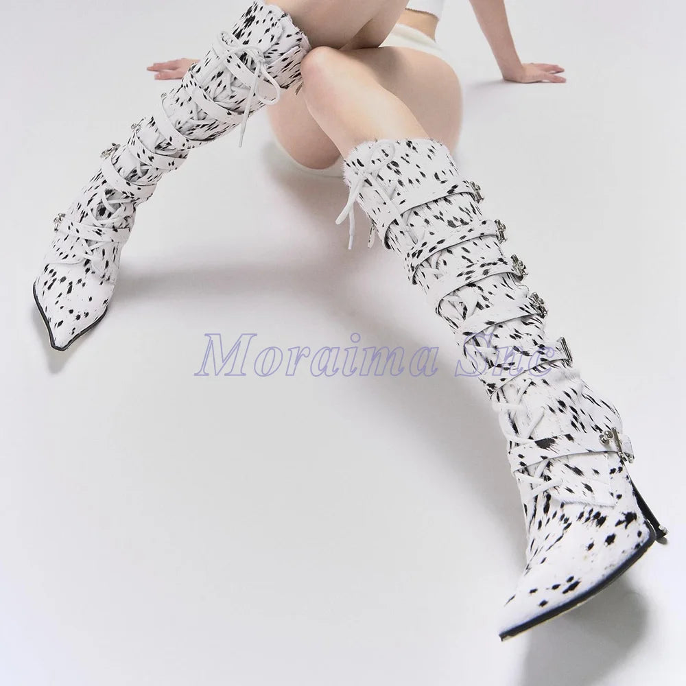 Pointed Toe High Heel Over The Knee Boots For Women