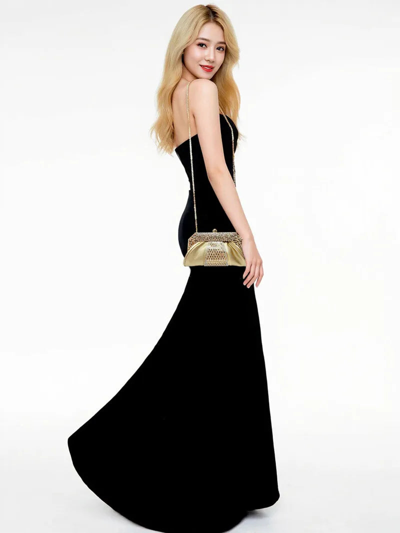 Cloud Shaped Evening Clutch Crossbody Bag