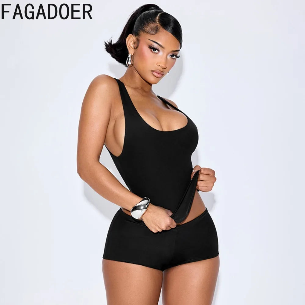 Sexy Mesh Patchwork Crop Top and Shorts Set for Women