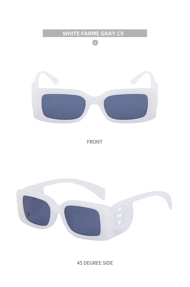 Oversized Square Gradient Sunglasses