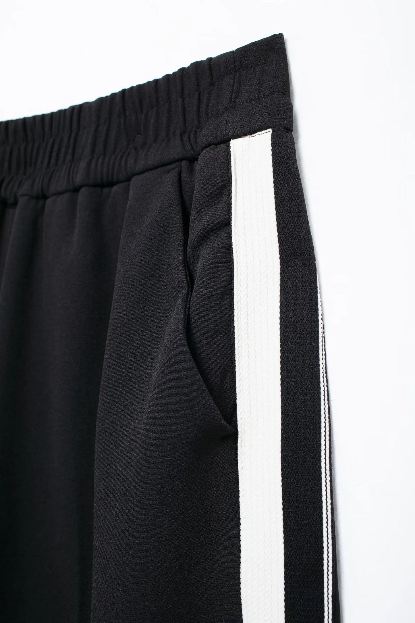 Lapel Long Sleeve Zipper Sports Jacket Two Piece Wide Leg Pants Set for Women