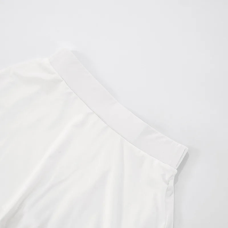 FAGADOER Sexy Sporty 2 Pieces Set for Woman Zipper Long Sleeve Jacket Tops + Pleated Skirts Tracksuits Female Streetwear 2025