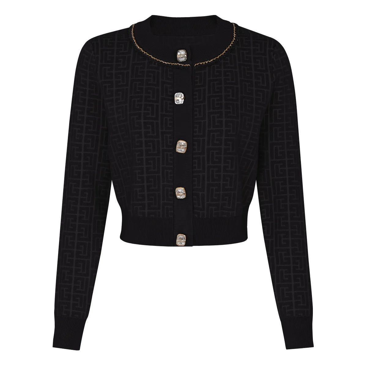 High-End Fashion Knitted Dress Set Autumn New Long Sleeve Single-Breasted Cardigan Coat Suspender Dress Women Two-Piece Set