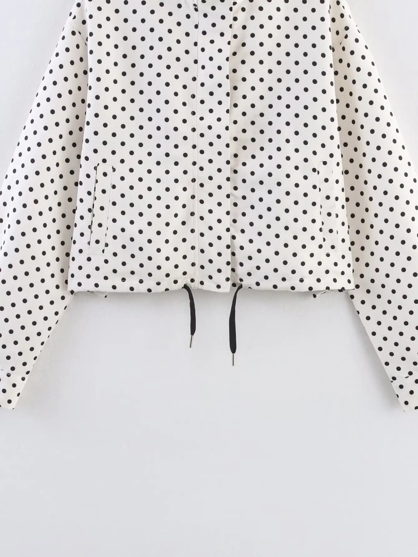 Autumn Retro Polka Dot Long Sleeve Jacket for Women
