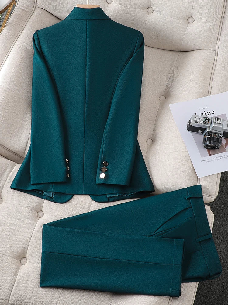Slim Fit Blazer And Pant Suit