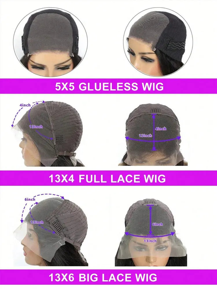 Preplucked Body Wave Lace Front Human Hair Wig For Women