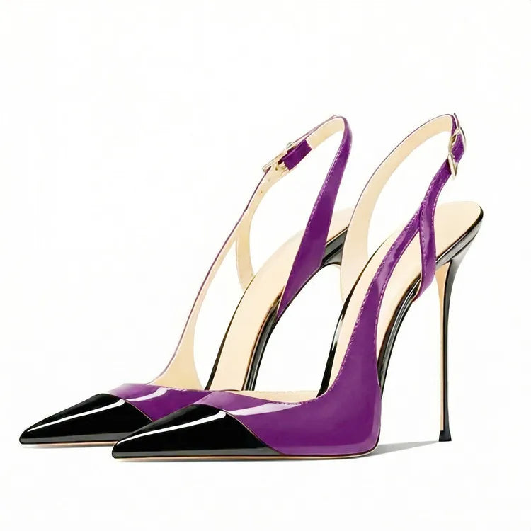 Pointed Toe High Heel Slingback Sandals for Women