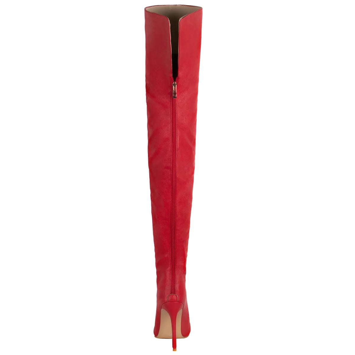 Patent Leather Thigh High Pointed Toe Boots for Women