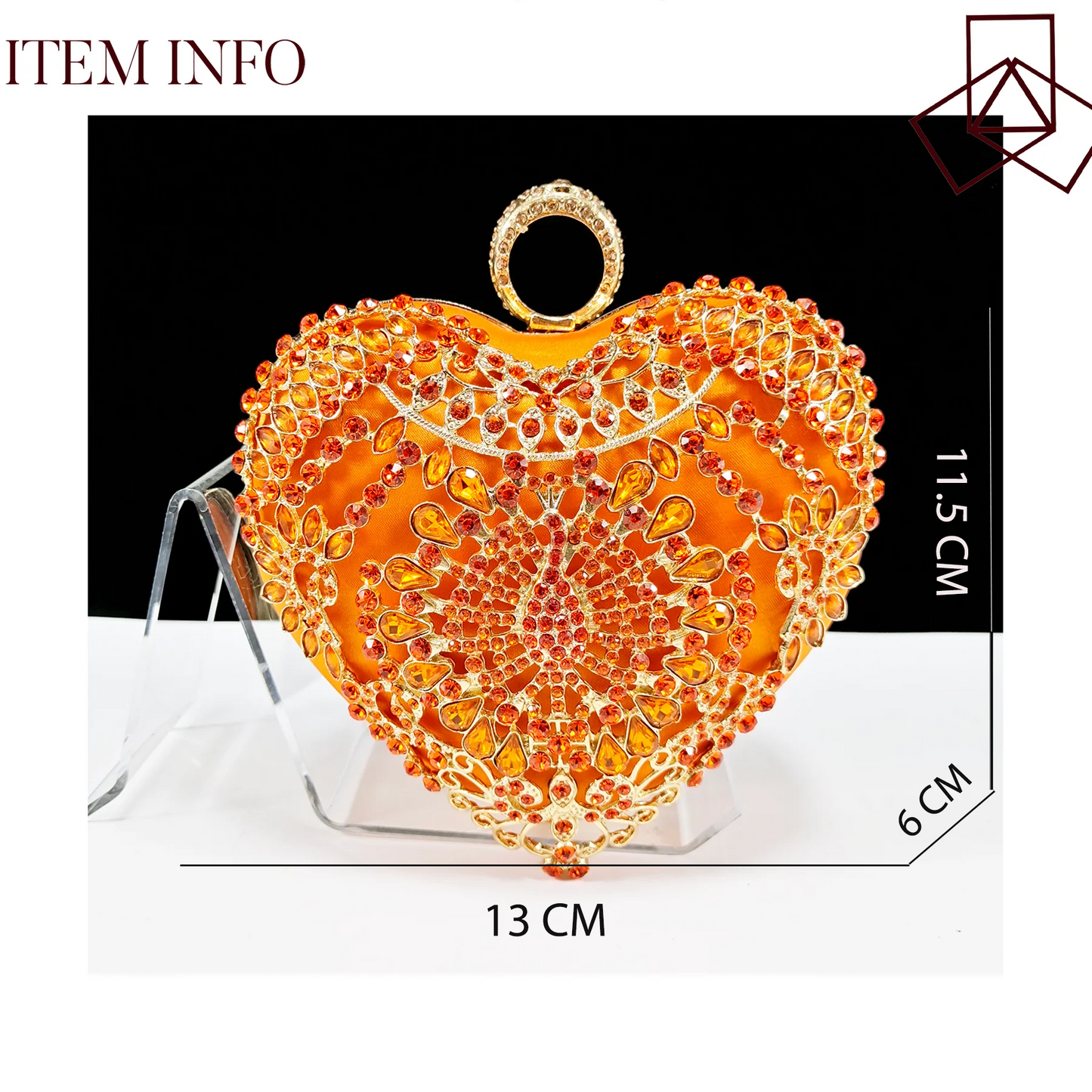 Italian Design Metal Rhinestone Decoration Ladies Evening Clutch Bag love Small Bag Chain Sky Blue Color Bag