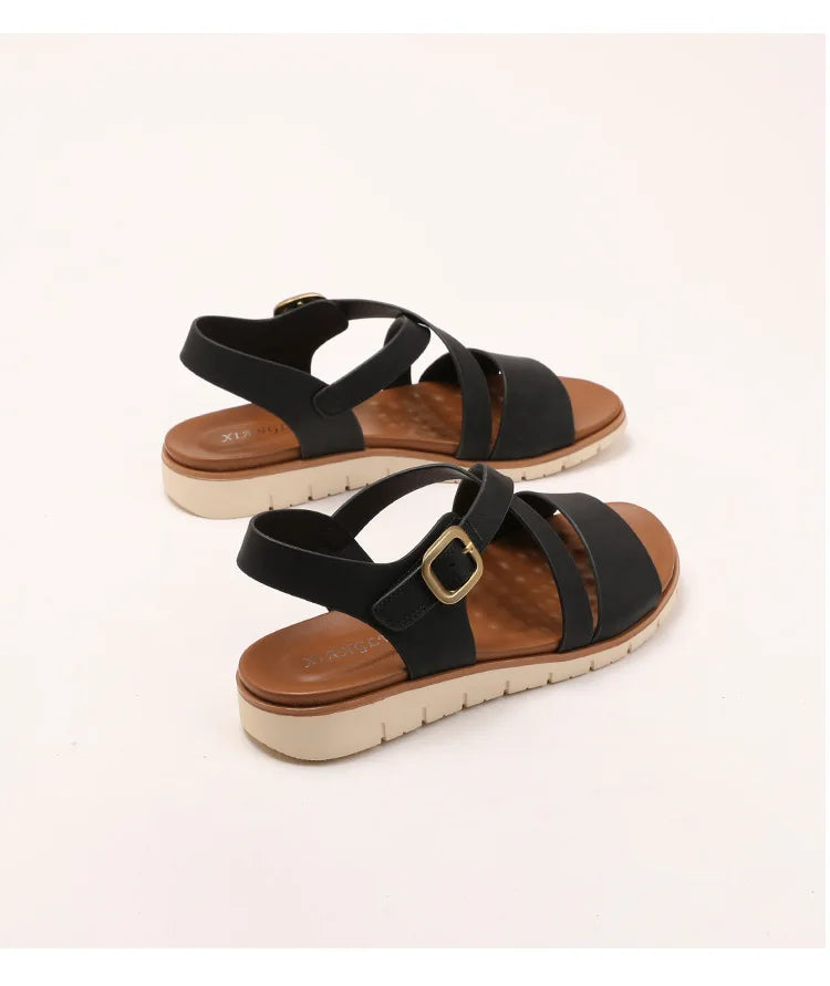 Summer Lightweight Single Strap Wedge Sandals for Women