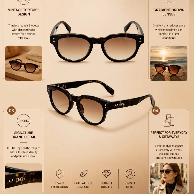 Retro Square Polarized Sunglasses