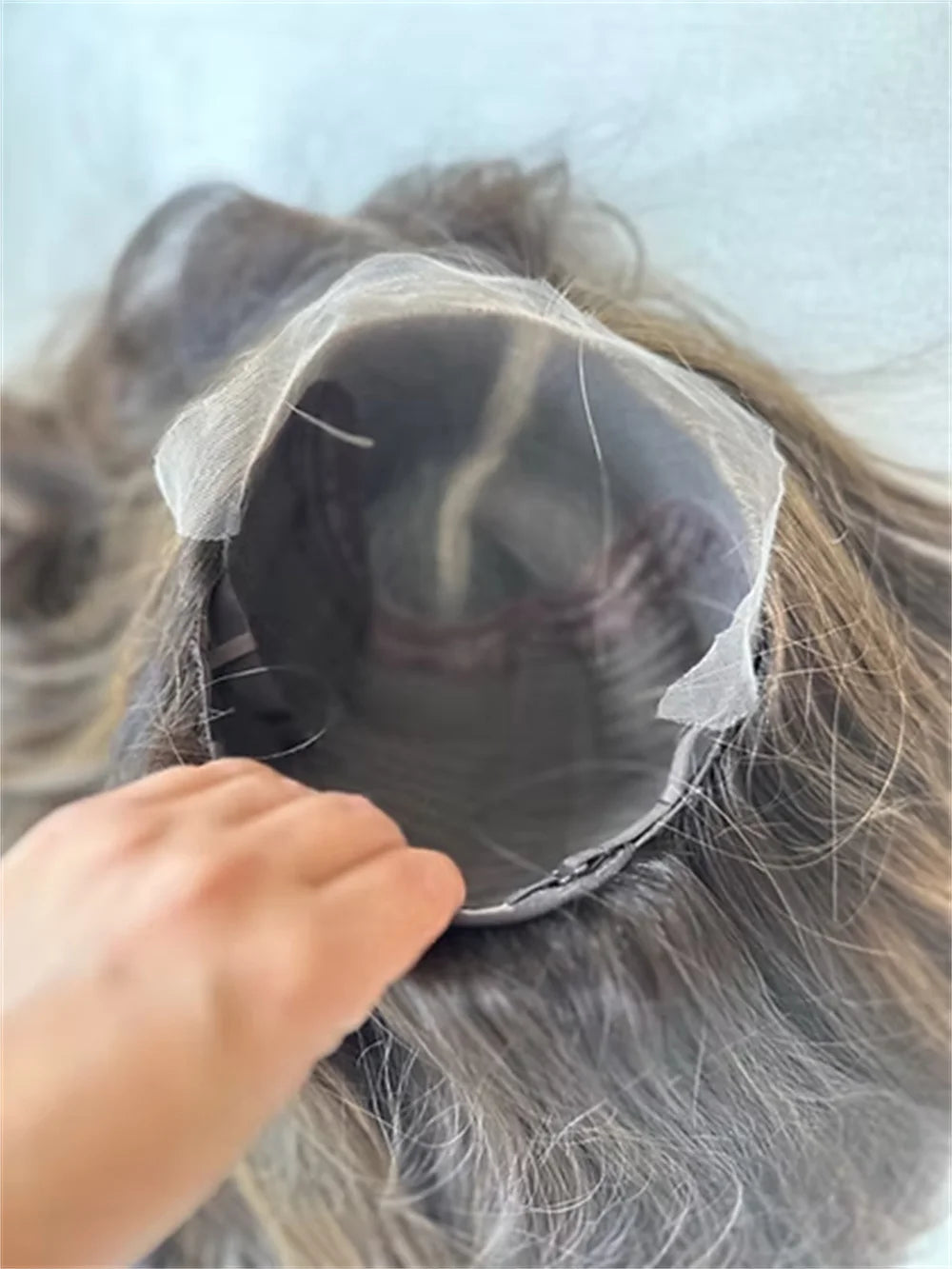 Chocolate Highlighted Synthetic Wig