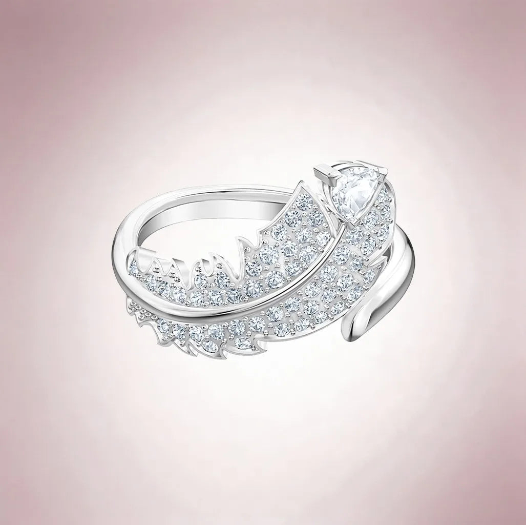 Elegant Dazzling Teardrop Crystal Jewelry Set for Women