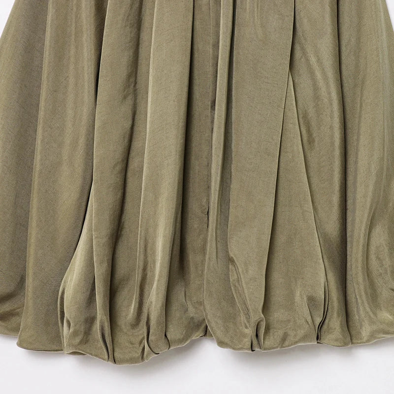 Ruffled Oversized Long Sleeve Bomber Jacket for Women