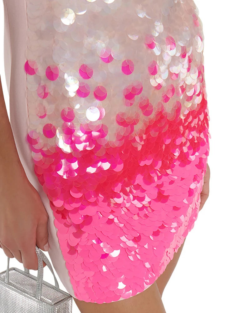 Halter Lace-Up Backless Slim Fit Mini Dress for Women