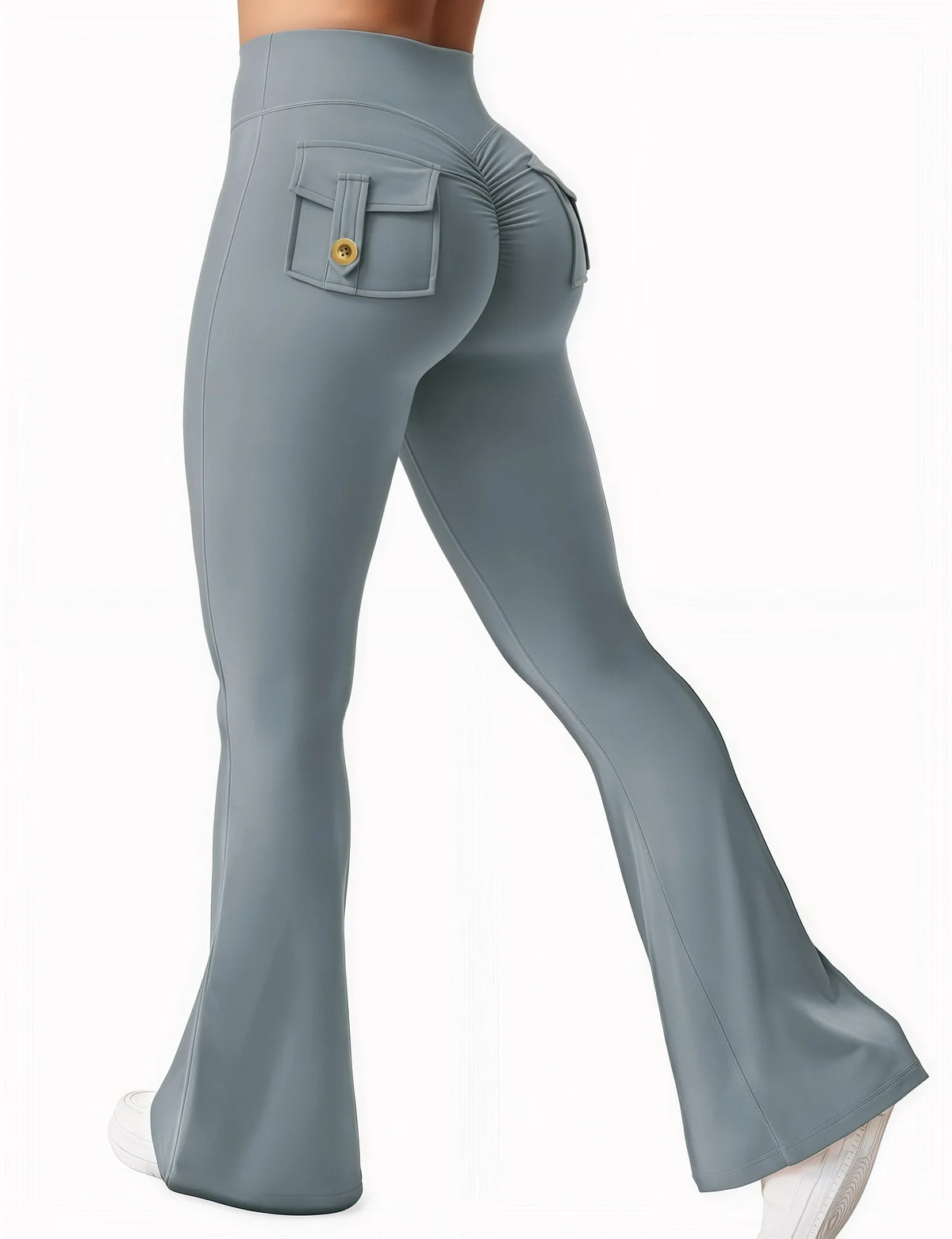 High Waist Push Up Workout Leggings With Pocket for Women