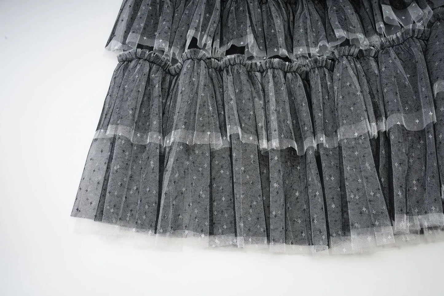 KUCLUT Fashion Women's Multi Layer Mesh Patchwork Dress Elegant Heavy Industry Evening Party Ruffled Short Sleeve Dresses YZJ28