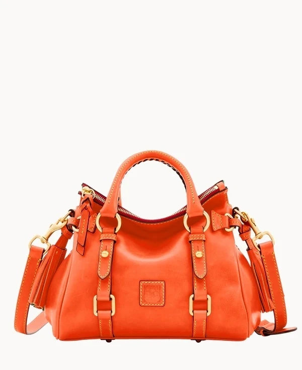 Florentine Micro Texture Satchel Bag