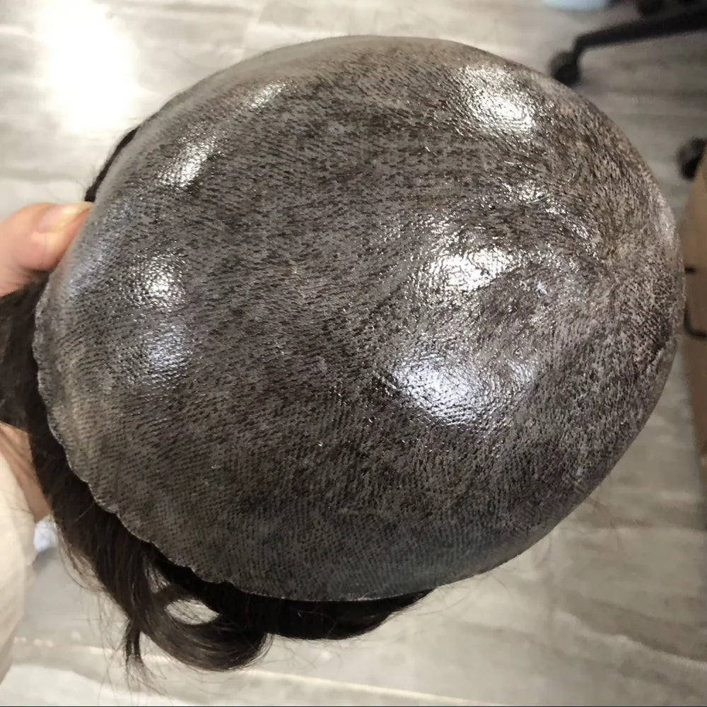 Natural Hairline Human Hair Skin Base Toupee for Women