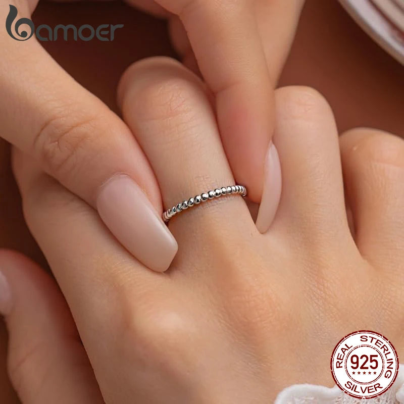 Sterling Silver Rope Band Ring
