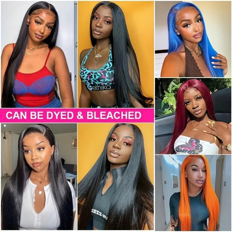 Glueless HD Straight Remy Human Hair Wig for Women