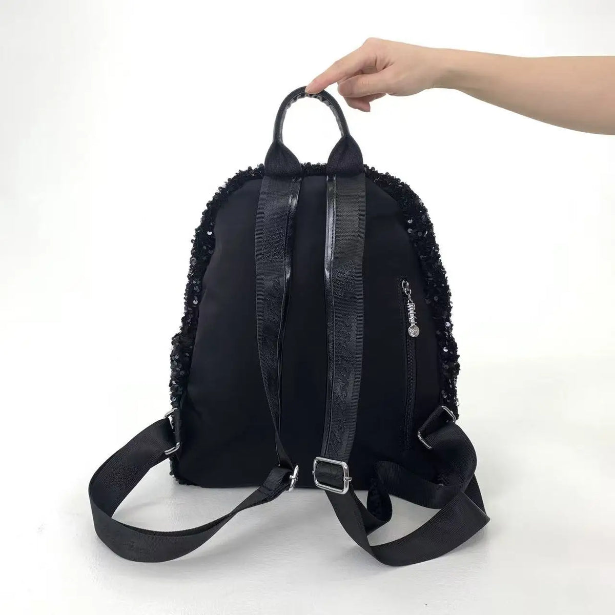 New Women's Sequined Backpack Luxury Brand Sequined Shiny Women's Backpack Large Capacity Fashionable Leisure Travel Backpack