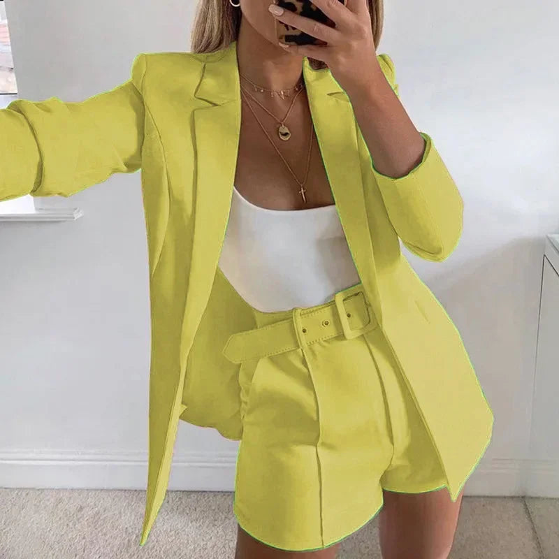 Sporty Casual Two Piece Matching Outfit Set for Women