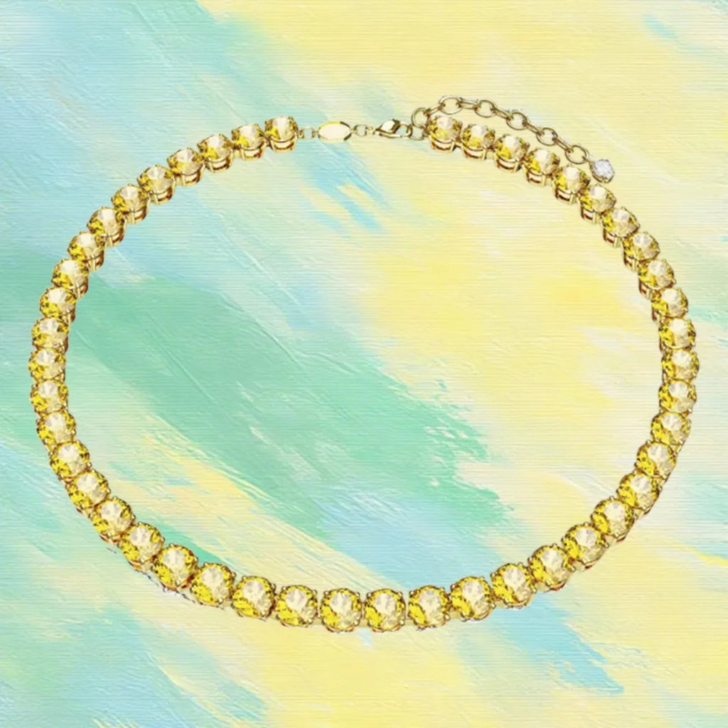 Gold Plated Sparkling Zirconia Jewelry Set for Women