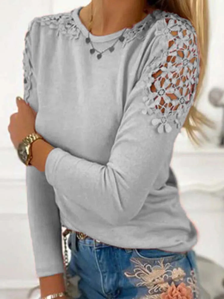 O Neck Long Sleeve Tee