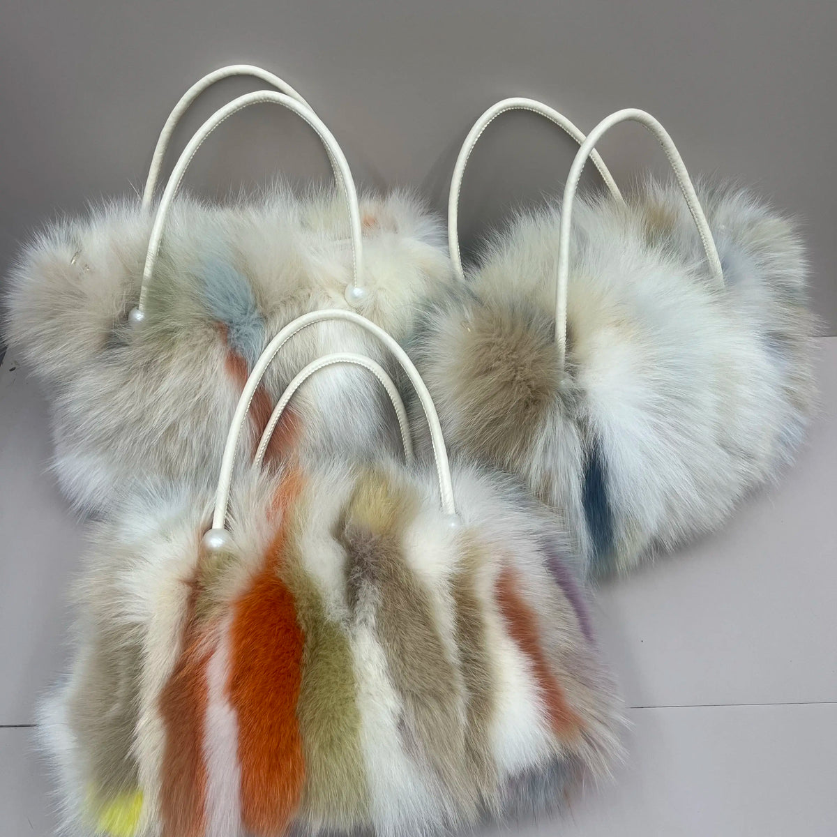 Fox Fur Bag Winter Women Shoulder Bag Female Fashion Chain Shoulder Bags Real Fur Purse Natural Fur Hand Bags Evening Party Bag
