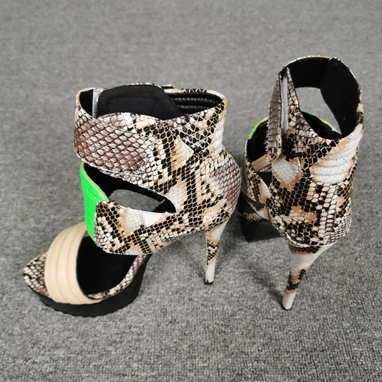 Covered Strap Platform Sandals