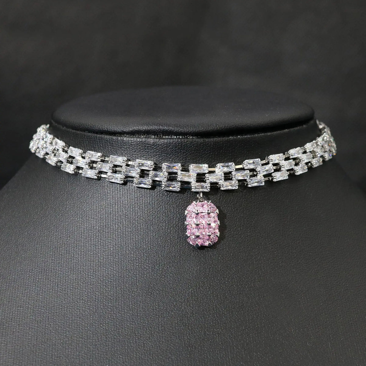 Elegant Bridal Zircon Statement Necklace for Women