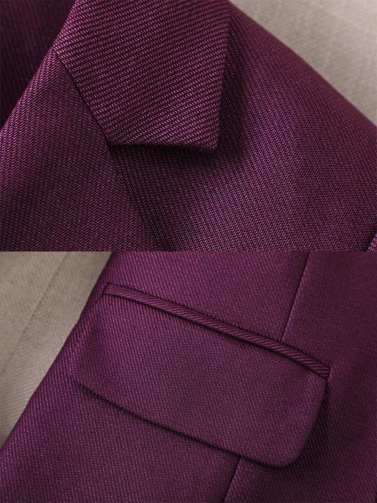 Slim Fit Blazer And Pant Suit