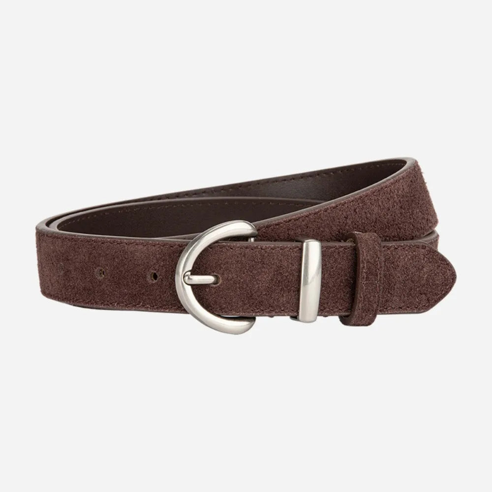 Retro Style Suede Belt