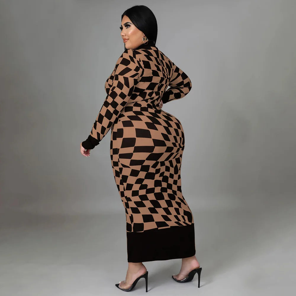 Colorful African Dashiki Print Traditional Dress for Women