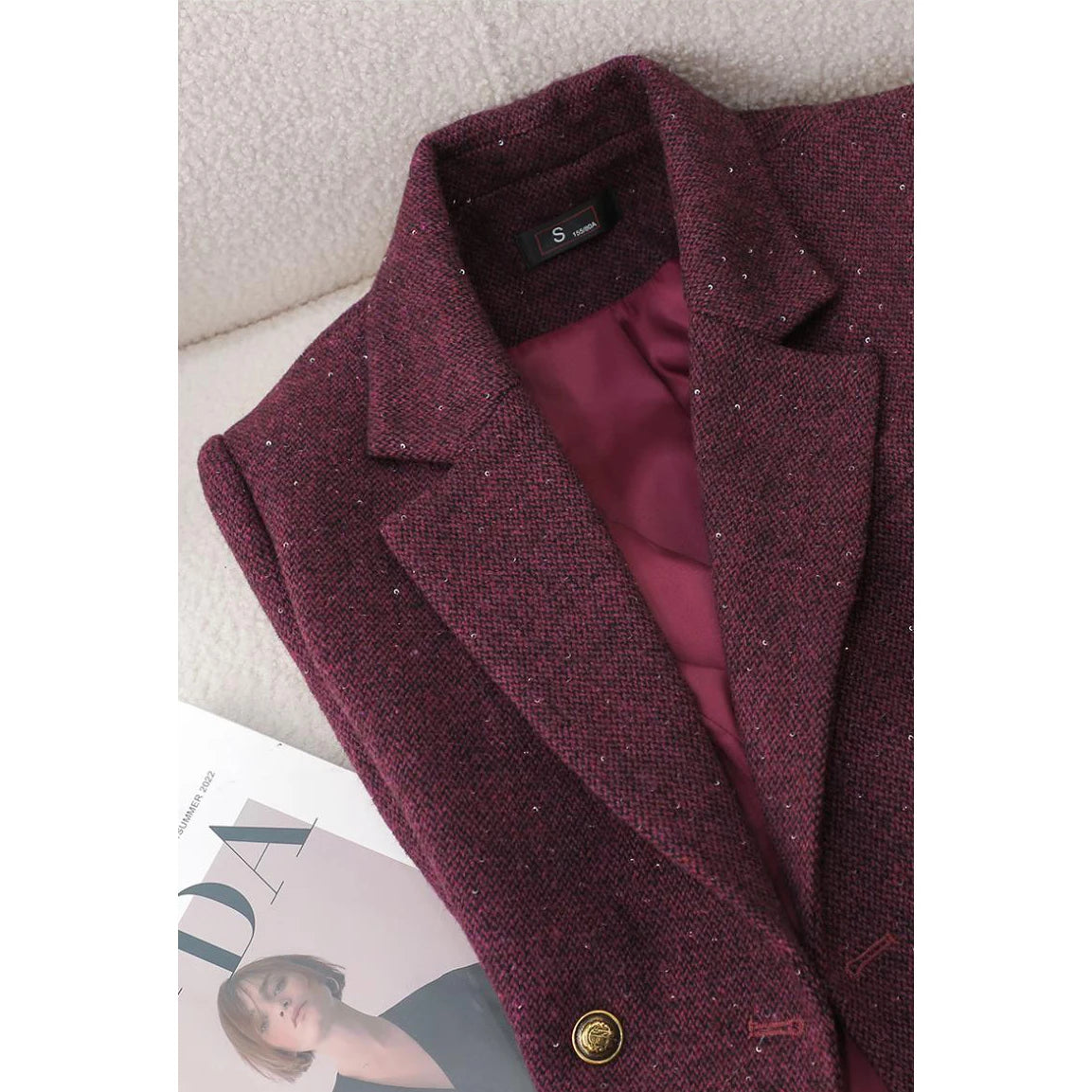 Double Breasted Office Blazer