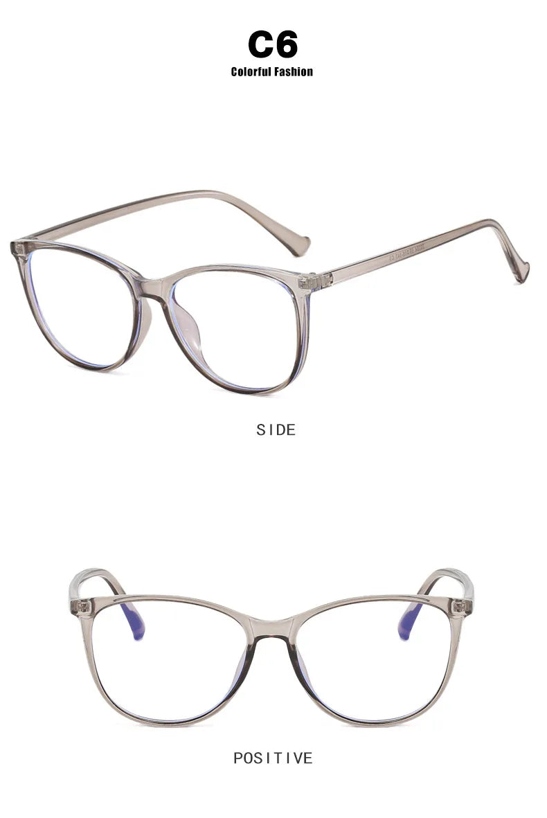 Blue Light Blocking Cat Eye Reading Glasses for Women