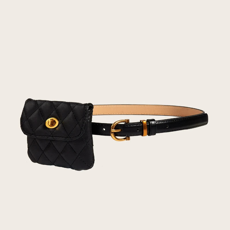 Minimalist Geometric Buckle Casual Belt for Women