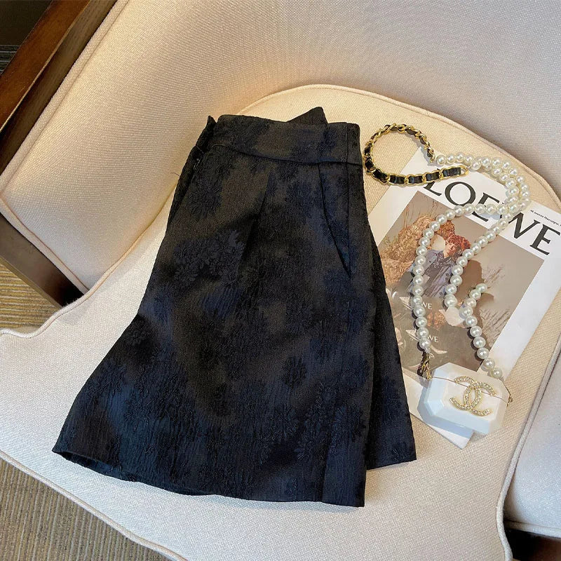 Soft High Waisted Relaxed Fit Casual Shorts For Women