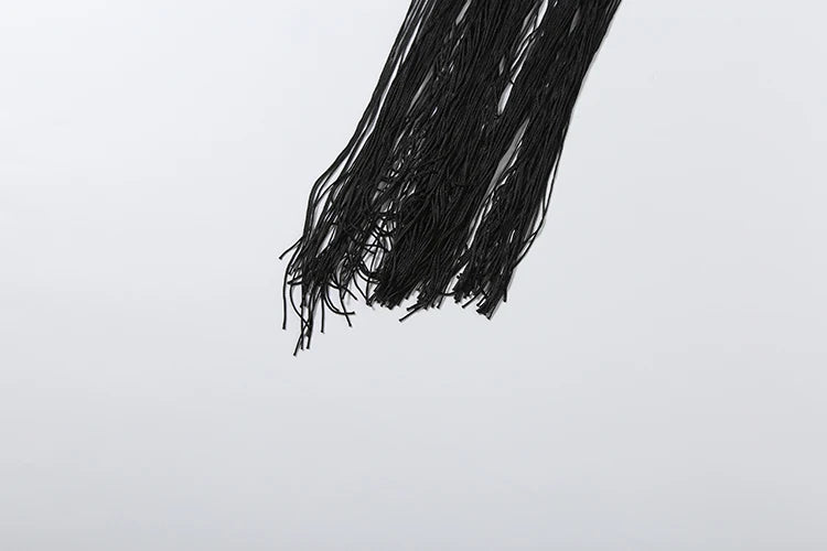 Strapless Backless Tassel Wrap Summer Top for Women