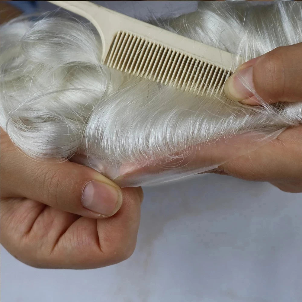 Premium Ultra Thin Invisible Human Hair Toupee for Women