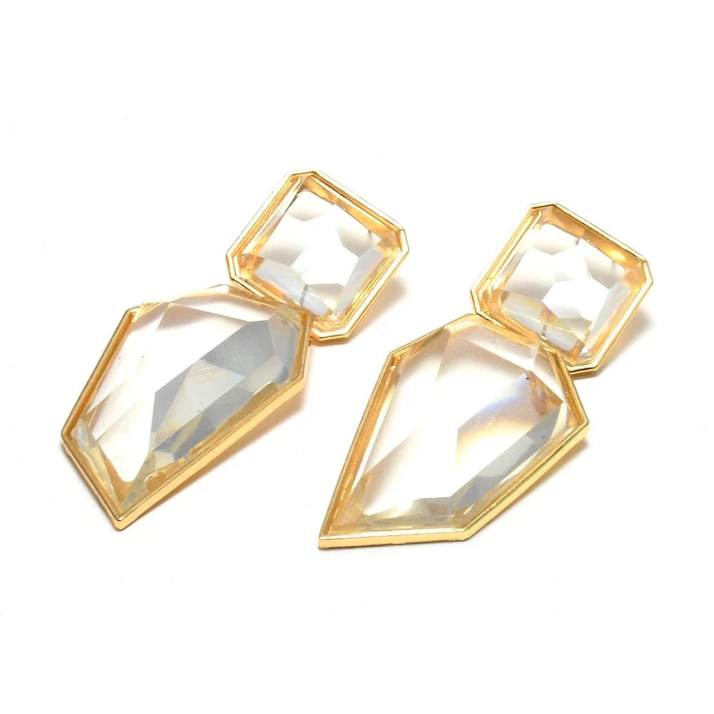 Transparent Earrings Hanging Irregular Dangle earrings High Quality Resin Drop Earrings Women's Accessories Wholesale