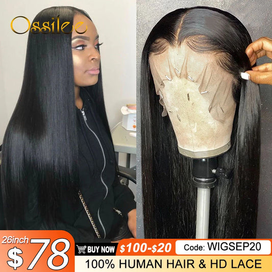 Pre Cut Lace Wig Human Hair Ready to Wear Transparent 13x4/13x6 Lace Front Human Hair Pre Plucked Pre Cut 5X5 Lace Closure Wig
