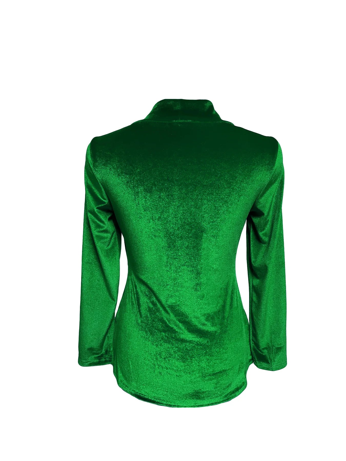 Sexy Sequin Contrast Blouse Jacket Women Formal wear Long Sleeve Button Lapel Top Loose 2025 Women's Top